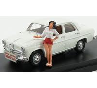 MODELLINO AUTO STATICO ALFA ROMEO GIULIETTA CONCORSO MISS ITALIA 1955 SCALA 1/43