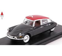 1/43 Rio-Models Citroen Ds19 Taxi De Paris 1963 Black Red 4159