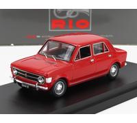 Rio Beauty Modellino auto statico diecast Fiat 128 4 porte 1969 Scala 1:43 Rosso RIO4684