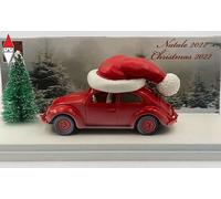 MODELLINO AUTO STATICO DIECAST VOLKSWAGEN BEETLE MAGGIOLINO 1958 SCALA 1/43