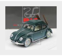 MODELLINO AUTO STATICO DIECAST VOLKSWAGEN BEETLE MAGGIOLINO CON SCI 1950 1/43