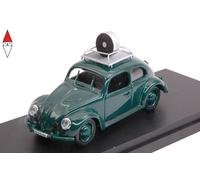 MODELLINO AUTO STATICO VOLKSWAGEN BEETLE MAGGIOLINO WIESBADEN POLICE 1957 1/43
