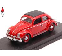 MODELLINO AUTO STATICO RIO VW MAGGIOLINO BEETLE ANFIBIO BRASILE 1961 ROSSO 1:43