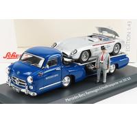 1/43 SCHUCO - MERCEDES BENZ - RACING CAR TRANSPORTER TRUCK RENNWAGEN 450376800