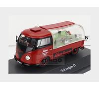 VW T1 A Vagone Promozionale Schuco Varianto Nero Rosso Modellino Auto 1:43