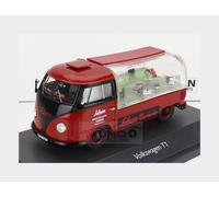 VW T1 A Vagone Promozionale Schuco Varianto Nero Rosso Modellino Auto 1:43