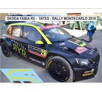 1/43 Skoda Fabia R5 Rally Montecarlo 2019 Yates Kit