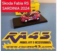 1/43 Skoda Fabia RS Rally 2 Rally Sardegna 2024 Bulacia