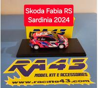 1/43 Skoda Fabia RS Rally 2 Rally Sardegna 2024 Bulacia KIT