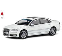 Solido Modellino auto statico Audi S8 (D3) 2010 Scala 1:43 Bianco