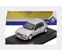 SOLIDO 1/43 PEUGEOT 205 GTI DIMMA BODY KIT 1992 SILVER MODELLINO AUTO STATICO