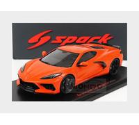 1:43 SPARK Chevrolet Corvette C8 Coupe 2019 Orange S5062