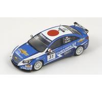 1:43 Spark Chevrolet Cruz 1.6T #31 Wtcc Japan 2011 T.Arai Blue White SJ008 Model