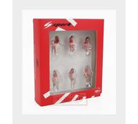 MODELLISMO AUTO STATICO ACTION FIGURES SET 6X GRID GIRLS 1990S SCALA 1:43