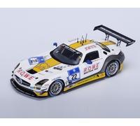 1:43 Spark Mercedes Benz Sls Amg Gt3 Rowe #22 24H Nurburgring 2015 Engel SG192 M