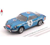 Alpine A110 #2 Monte Carlo 1971 J.p.nicolas / C.roure 1:43 Model S6108