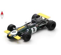 1/43 Spark-Model Brabham F1 Bt26A N 8 British Gp 1969 G.Hill Green Yellow S8319