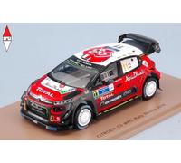 1/43 Spark-Model Citroen C3 Wrc Citroen WRT N 11 Rally Mexico 2018 S.Loeb