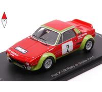 Fiat X 1/9 #2 Rally Di Sicilia 1974 G.pianta / B.scabini 1:43 Model SI012
