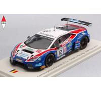 Lamborghini Huracan Gt3 #12 24 H Spa 2017 Beretta / Gattuso / Piccini 1:43 Model