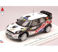 SPARK MODEL SF040 MINI JOHN COOPER N.69 RALLY DE FRANCE 2012 DUMAS-BAUMEL 1:43 M