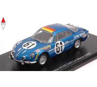 Alpine A110 #61 Lm 1968 M.nusbaumer / J.bourdon 1:43 Model SPARK MODEL