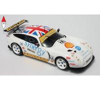 1/43 Spark-Model Tvr T400R N 27 Cdl British Gt 2003 Hyde - Evans White Gold