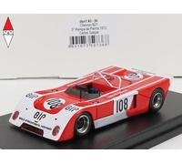 1/43 Trofeu Chevron B21 N 108 3Rd Rampa De Penha 1972 C.Gaspar Red White