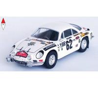 1/43 Trofeu Renault A110 Alpine N 62 Rally Montecarlo 1973 T. Sabine - P. Terry