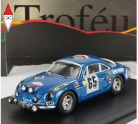 1/43 Trofeu Renault Alpine A110 N 65 Tour de Corse 1969 P.Orsini - J.B.Canonici