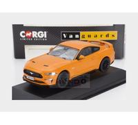 1:43 VANGUARDS Ford Usa Mustang 5.0 Gt Coupe 2022 Orange VA15502