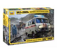 1:43 Zvezda Uaz 3909 Emergency Car Kit ZS43002 Modellino