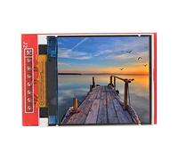 1.44 Inch Red Serial 128x128 Color TFT LCD Display Module, SPI Interface TFT Display Module, True Color Upgrade for 5110 3310 with ST7735 Driver IC and Pre Soldered PCB Board