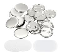 1.44" Vuoto Pulsante Realizzazione Rifornimenti,50pz Rotondo Distintivo