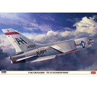1:48 HASEGAWA F-8E Crusader Vf111 Sundowners Kit HA07524