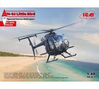 ICM 48369 - 1:48 MH-6J Little Uccello, US Special Forces Elicottero 100% New