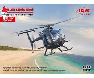 1/48 Icm Icm Mh-6J Little Bird, Us Special Forces Helicopter ICM48369
