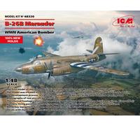 ICM 48320 - 1:48 B-26B Marauder, WWII American Bomber (100% New Molds ) - Nuovo