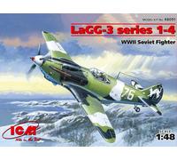 Lavochkin LaGG-3 series 1-4 WWII Soviet Fighter 1:48 ICM48091 - icm modellismo