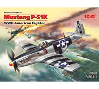 1:48 ICM KIT Mustang P-51K Wwii American Fighter Kit ICM48154
