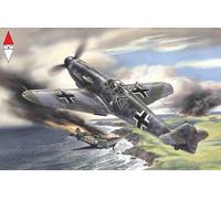 ICM 1/48 MESSERSCHMITT BF 109F-2 WWII GERMAN FIGHTER