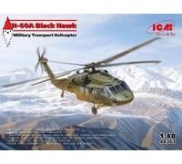 Modello Elicottero UH-60A BLACK HAWK US MILITARY Trasporto Elicottero |ICM|48
