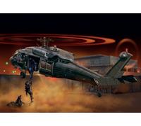 1:48 Italeri Uh-60 A/ Mh-60 Black Hawk "Night Raid" Kit IT2706 Modellino
