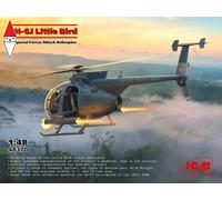 1/48 Kit Icm Ah 6J Little Bird US Special Forces Attack Helicopter 48370