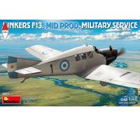 Miniart 1:48 - Servizio militare Junkers F13 Mid Prod