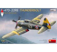 Miniart 1:48 - P-47D-22E Thunderbolt francese, Kit di base