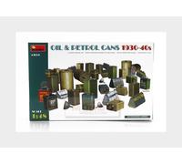1:48 MINIART Accessories Oil & Petrol Cans 1930-1940 Kit MA49006