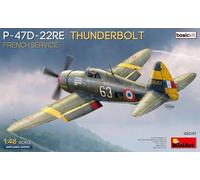 1:48 MINIART P-47D-22Re Thunderbolt. French Service. Basic Kit Kit MA48047