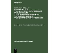 §§ 1-48 Und Versicherungsvermittlerrecht (Copertina rigida)