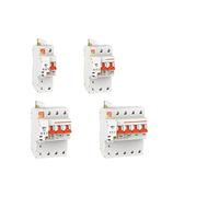 1-4P 10-100A 220V Interruttore automatico intelligente Consumo energetico Misuratore KWh Voltmetro Amperometro Monitor di tensione(25a,4P)